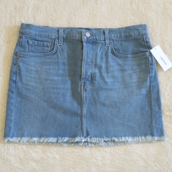 J Brand Dresses & Skirts - J Brand "Bonny" Raw Hem Mini Skirt - NWT